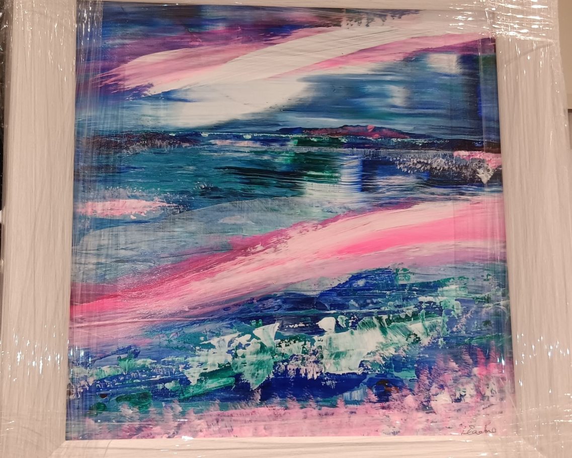 'Pink souls sea beneath me'